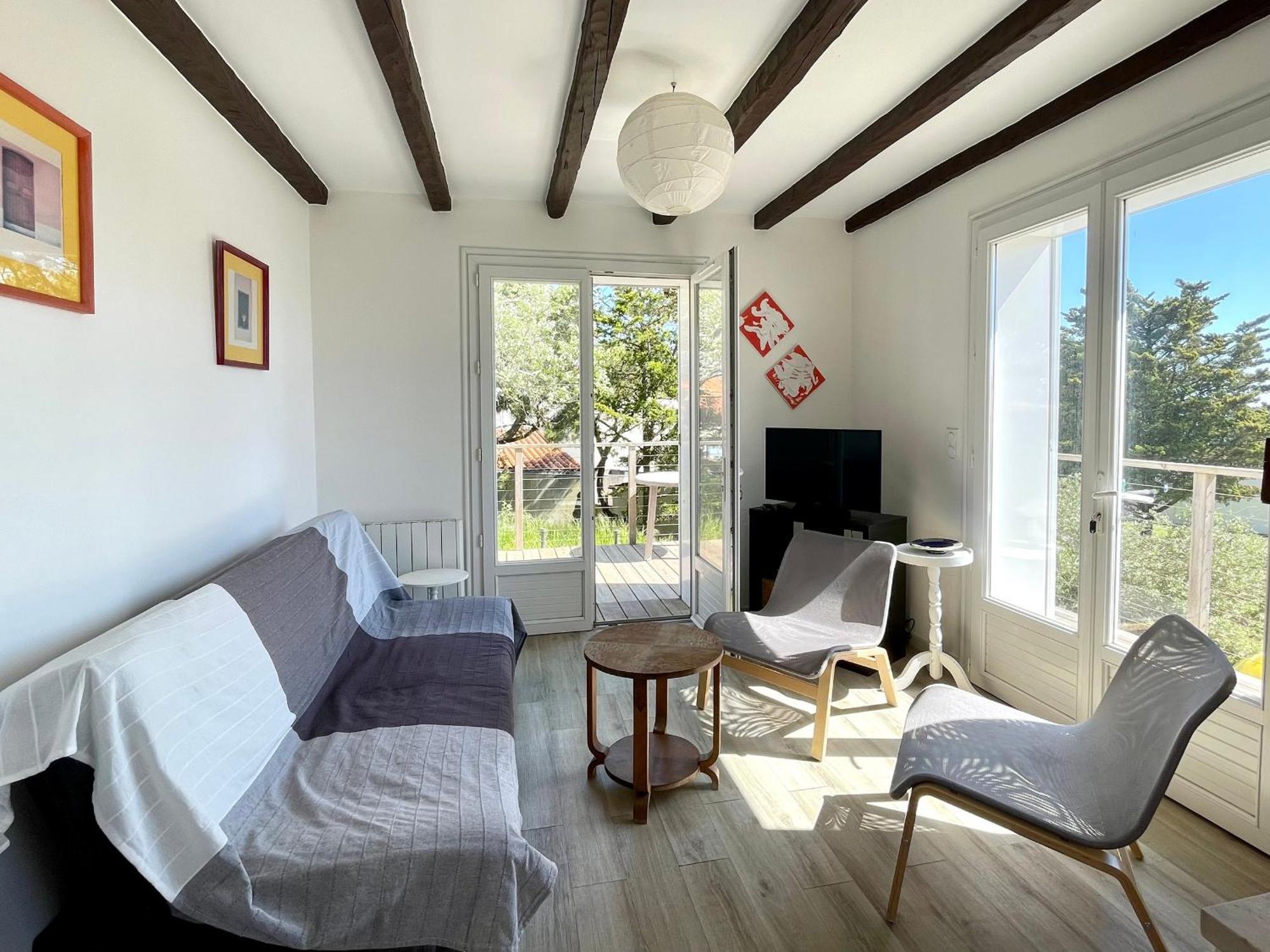 Maison Familiale Au Calme, Proche Plage, 9 Couchages, Terrasses, Wifi, Garage Velo - Bretignolles-Sur-Mer - Fr-1-231-203 Bagian luar foto