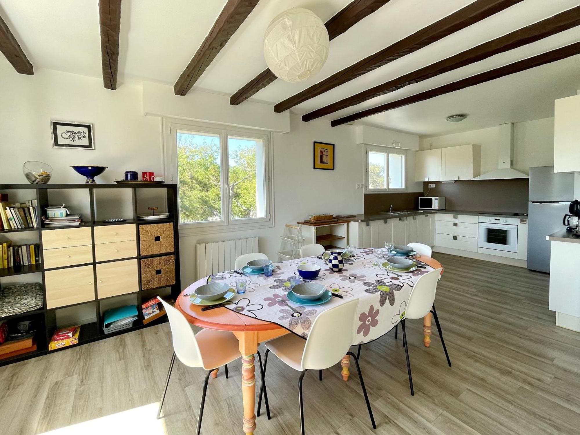 Maison Familiale Au Calme, Proche Plage, 9 Couchages, Terrasses, Wifi, Garage Velo - Bretignolles-Sur-Mer - Fr-1-231-203 Bagian luar foto