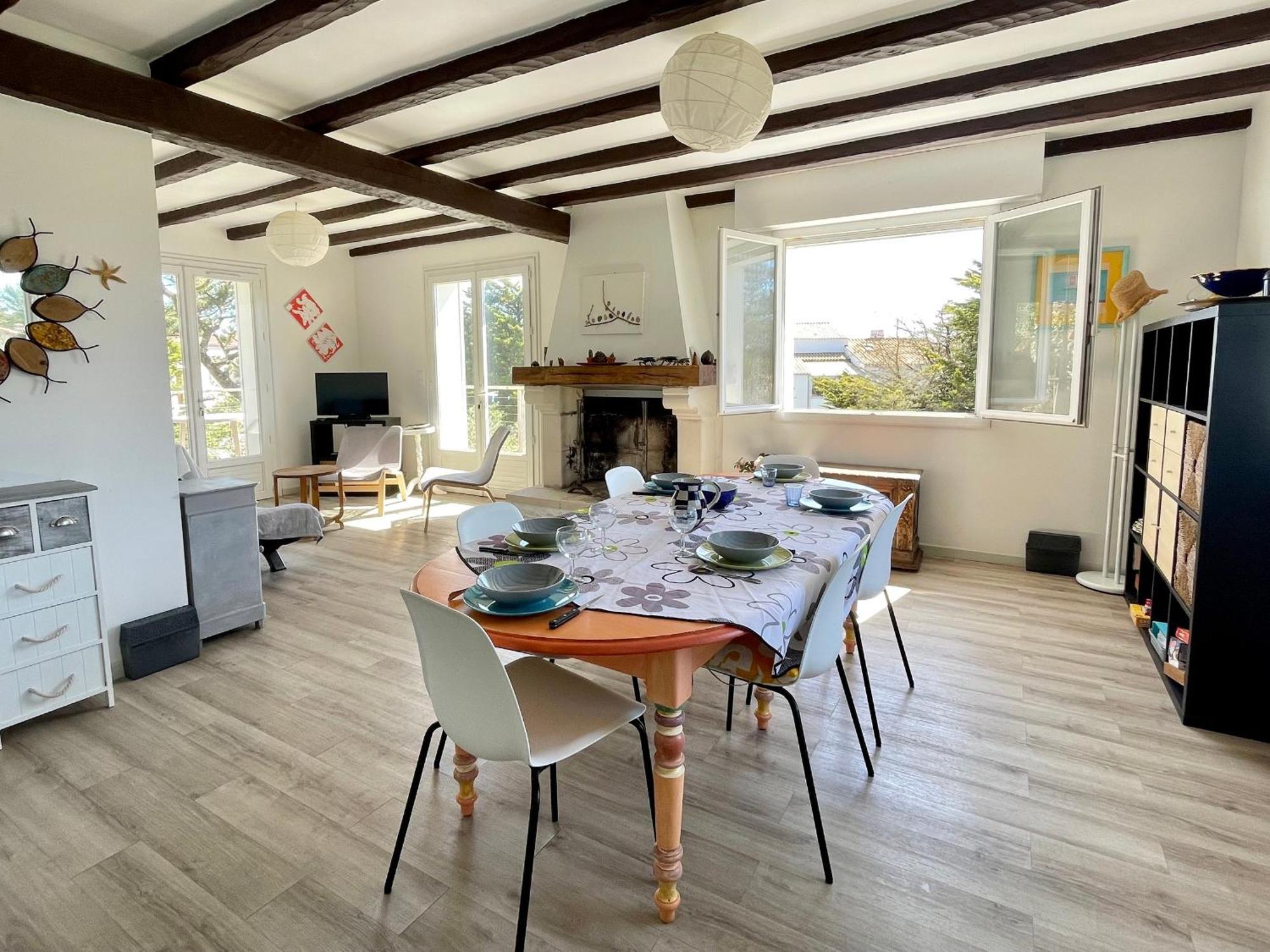 Maison Familiale Au Calme, Proche Plage, 9 Couchages, Terrasses, Wifi, Garage Velo - Bretignolles-Sur-Mer - Fr-1-231-203 Bagian luar foto