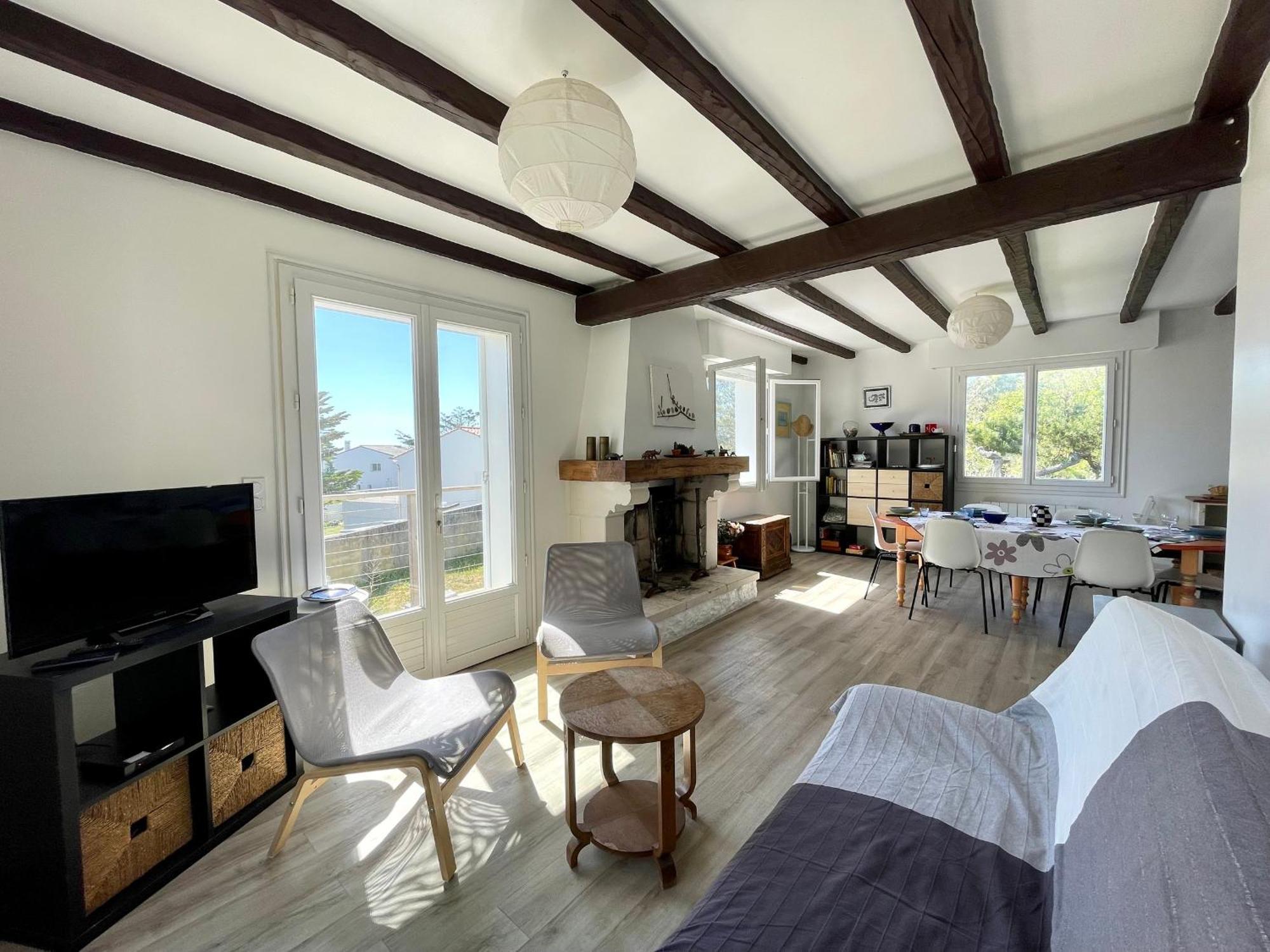 Maison Familiale Au Calme, Proche Plage, 9 Couchages, Terrasses, Wifi, Garage Velo - Bretignolles-Sur-Mer - Fr-1-231-203 Bagian luar foto