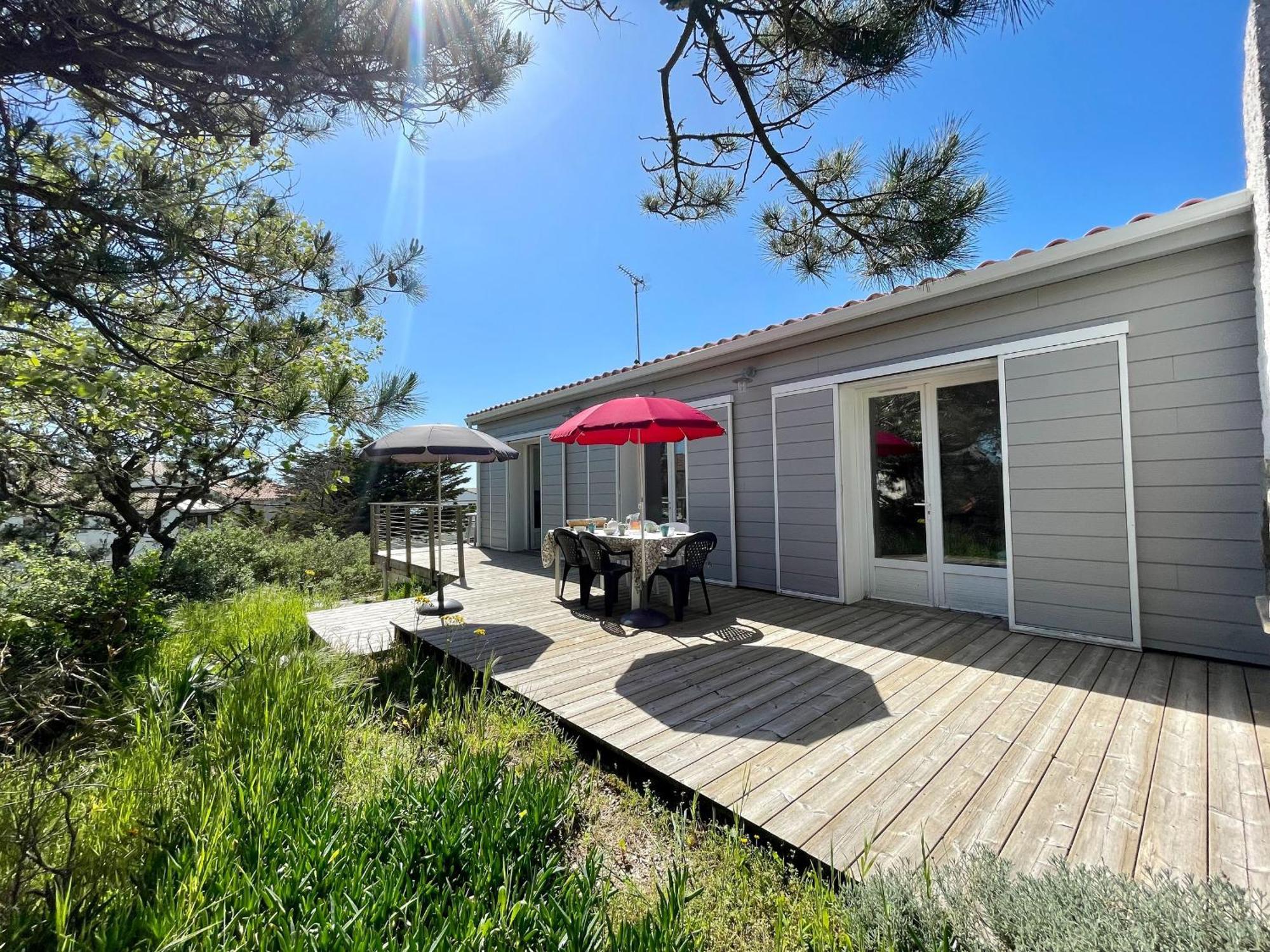Maison Familiale Au Calme, Proche Plage, 9 Couchages, Terrasses, Wifi, Garage Velo - Bretignolles-Sur-Mer - Fr-1-231-203 Bagian luar foto